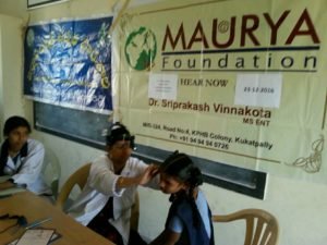 save hearing program, maurya foundation, hyderabad, india
