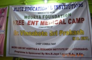 save hearing program, maurya foundation, Mr. Maganti Gopinadh